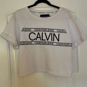 Calvin Klein crop top Size M